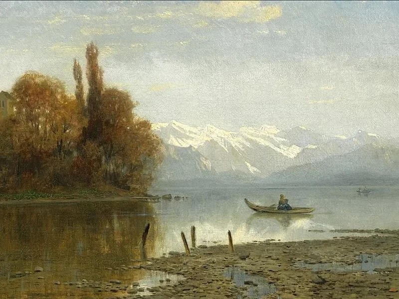 1848-Arnold Steffan - Sul lago Starnberg